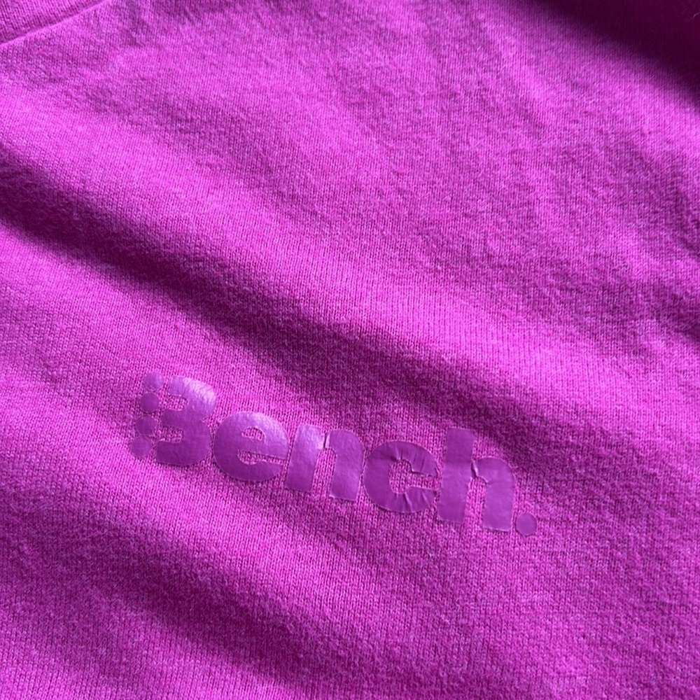 63 Bench Pink Ruched Side Fitted T-Shirt Top Women’s Size XL Y2K Athleisure - Picture 7 of 7